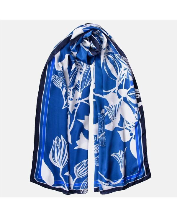 エリザベッタ レディース アクセサリー マフラー・ストール・スカーフ シルク Elizabetta Cara Silk ScarfShawl for Women Blue ブルー