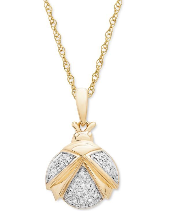 ラップド レディース アクセサリー ネックレス・チョーカー・ペンダントトップ レース Wrappediamond Ladybug 18 Pendant Necklace 120 ctw in 10k