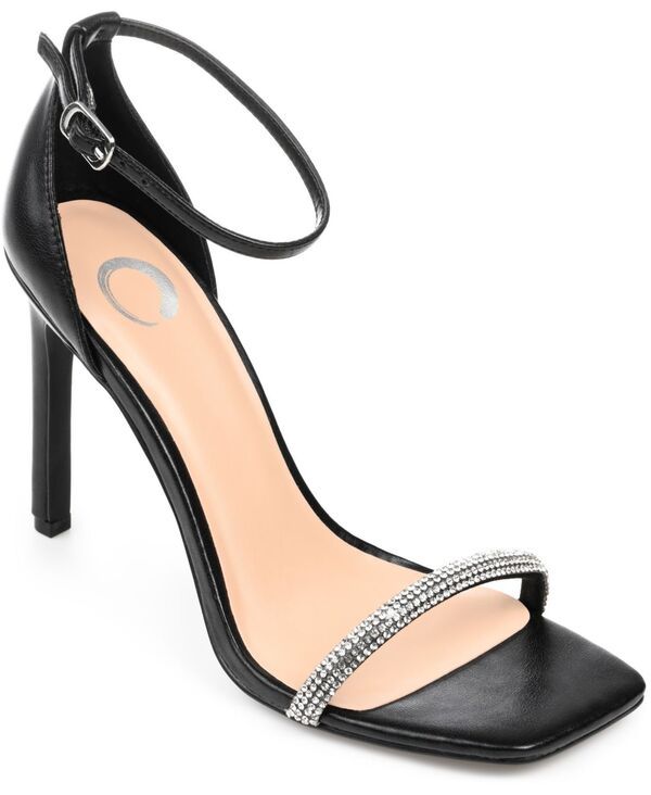 ジュルネ コレクション レディース シューズ サンダル Journee Collection Womens Zoya Stiletto Dressandals Black ブラック