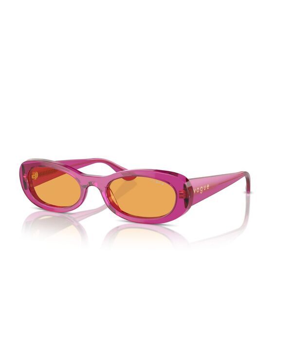 ヴォーグアイウェア レディース アクセサリー サングラス・アイウェア Vogueyewear Womens Oval Sunglasses VO5582S Transparent Violet バイオ