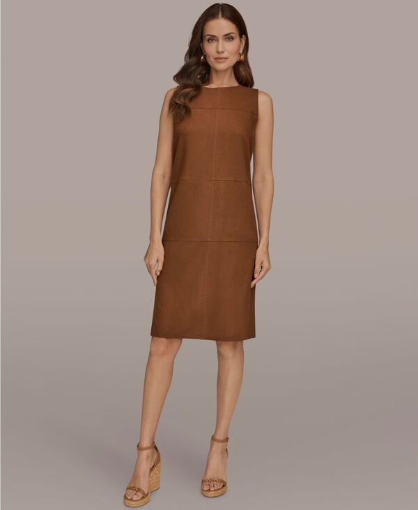 ダナ キャラン ニューヨーク レディース トップス ワンピース クルーネック ノースリーブ Donna Karanew York Womens Crewneck Sleevelesshift Dres