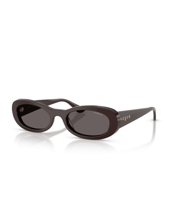 ヴォーグアイウェア レディース アクセサリー サングラス・アイウェア Vogueyewear Womens Oval Sunglasses VO5582S Full Brown Gray グレー