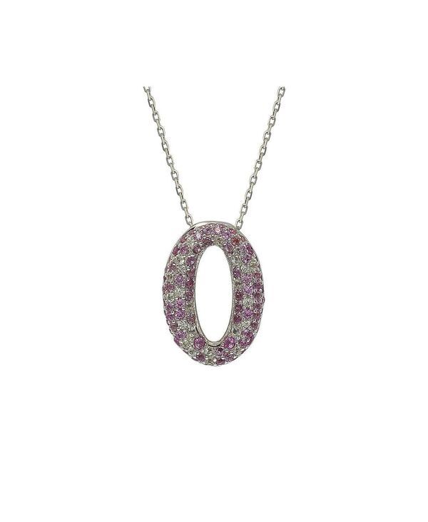 スージー レヴィアン ニューヨーク レディース アクセサリー ネックレス・チョーカー・ペンダントトップ レース Suzy Levianew York Pink Sapphire LabGrown Wh