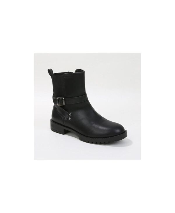 バーネス レディース シューズ ブーツ・レインブーツ BERNESS Parvin Moto Booties Black ブラック
