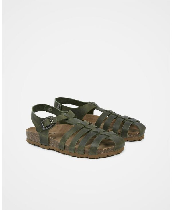 ケルティックアンドコー レディース シューズ サンダル Celtic Co Fishermansandal Olive オリーブ
