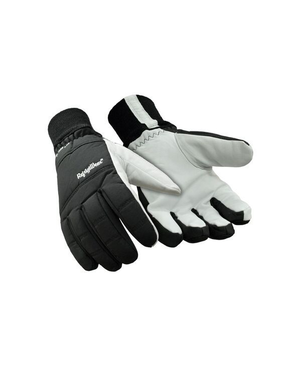 リフリジウェア メンズ アクセサリー 手袋 ナイロン RefrigiWear Mens Nylon and Goatskin Glove Black ブラック