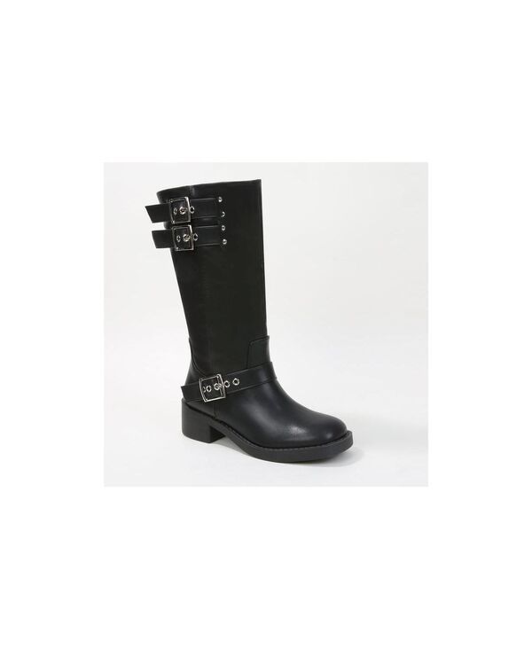 バーネス レディース シューズ ブーツ・レインブーツ BERNESS Moto Boots Black ブラック
