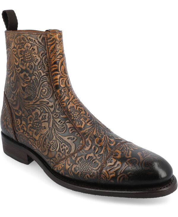 タフト メンズ シューズ ブーツ・レインブーツ Taft Mens The Lewisidezip Boot Oro Viejo