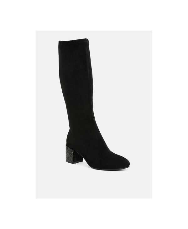ラグアンドコー レディース シューズ ブーツ・レインブーツ Rag Co Rag and CO Womensinaloa Microfiber Knee High Boots Black ブラック