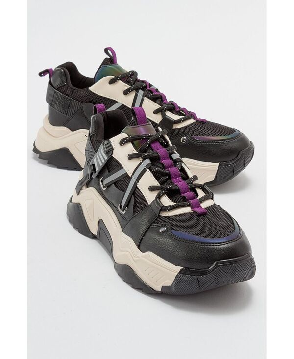 プロローグシューズ レディースニーカー Prologue Shoes Maggie Sport Sneakers Women Black purple faux leather ブラック 25,060円