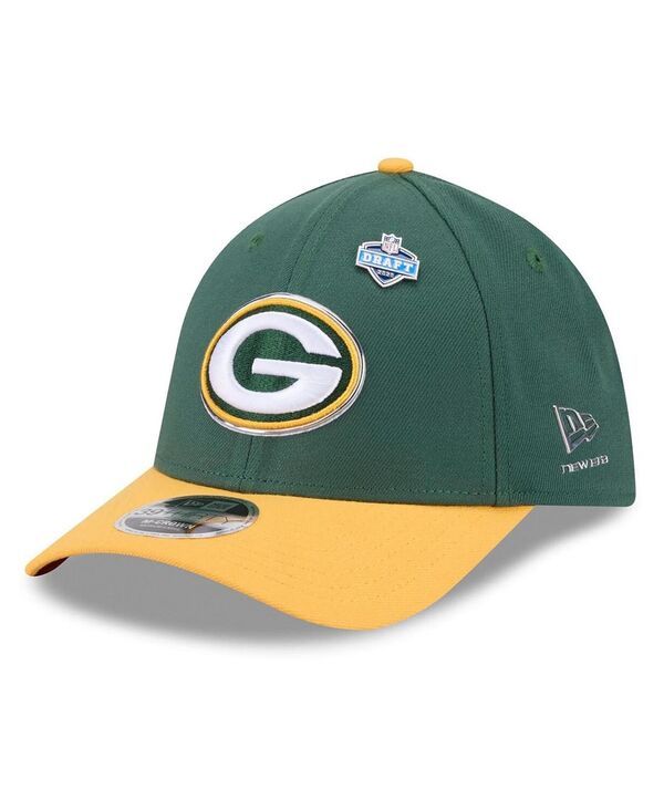 ニューエラ メンズ アクセサリー 帽子 New Era Mens GreenGold Green Bay Packers 2026 NFL Draft 39THIRTY MCrown Flex Hat 11,146円
