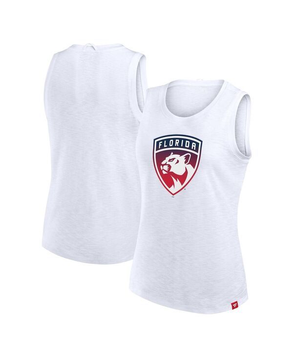 ファナティクス レディース トップス タンクトップ Fanatics Womens White Florida Pantherslub Tank Top White ホワイト