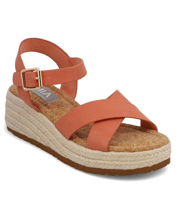 ミア レディース シューズ サンダル MIA Womens Nikky Espadrille Wedge Sandals Coral コーラル