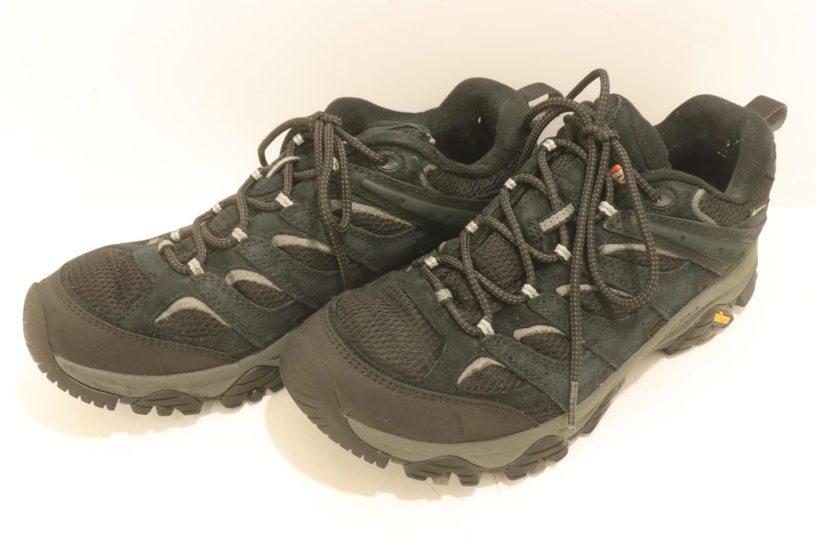 【中古】 MERRELL メンズスニーカー 28 Merrell Moab 3 GTX MERRELL 28 黒 ブラック ロゴ