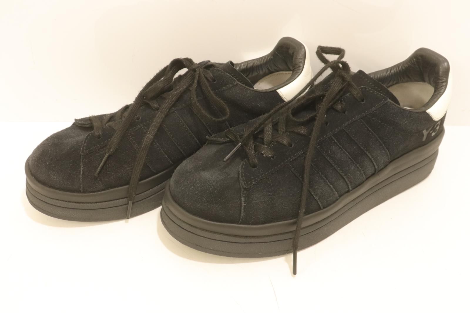【中古】 Y-3 メンズスニーカー 26.5cm スニーカー Y-3 26.5cm 黒 ブラック ロゴ