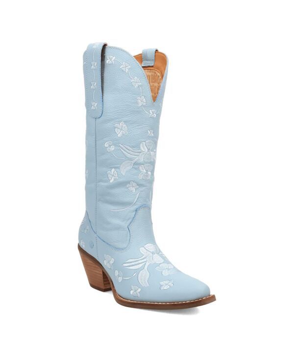 ディンゴ レディース シューズ ブーツ・レインブーツ レザー Dingo Womens Love Bug Leather Boot Blue ブルー