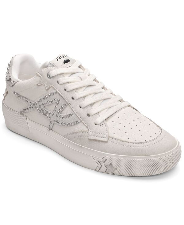 アッシュ レディース シューズ スニーカー レース ASH Womens Moonlight Studs LaceUp Sneakers BeigeWhiteGray ホワイト