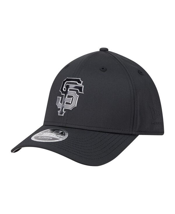 ニューエラ メンズ アクセサリー 帽子 トール New Era Mens Black San Francisco Giants Metallic 39THIRTY MCrown Flex Hat Bl