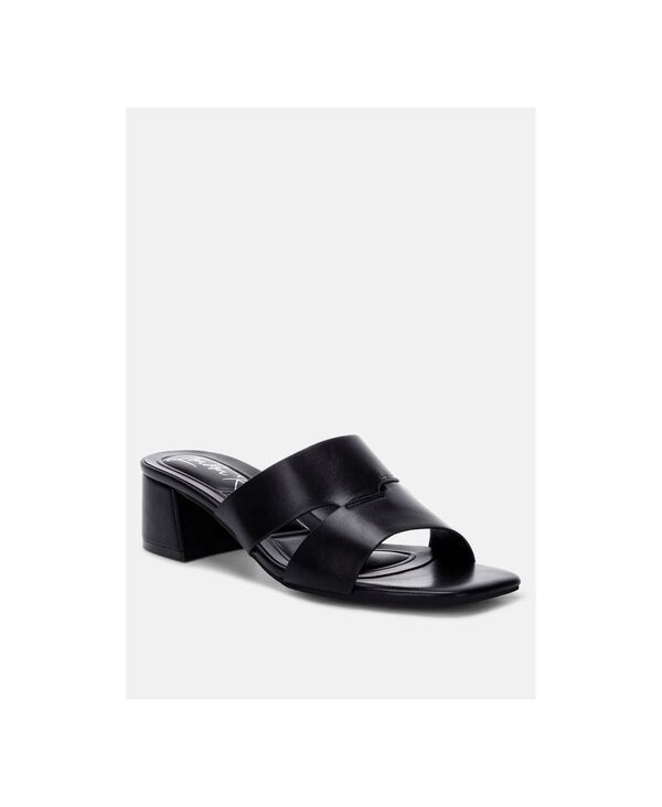 ロンドンラグ レディース シューズ サンダル ヒール London Rag Womenshulva Block Heel Black polyurethane ブラック