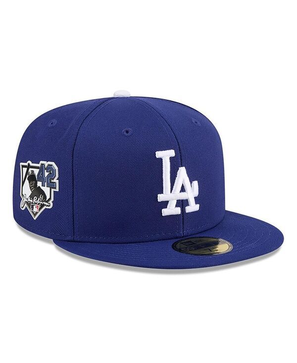 ニューエラ メンズ アクセサリー 帽子 New Era Mens Royalos Angeles Dodgers 2026 Jackie Robinson Day 59FIFTY Fitted Hat