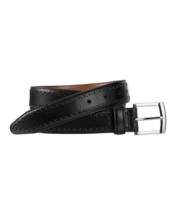 ジョンストンアンドマーフィー メンズ アクセサリー ベルト レザー Johnston Murphy Mens Metal Buckleather Belt Black ブラック