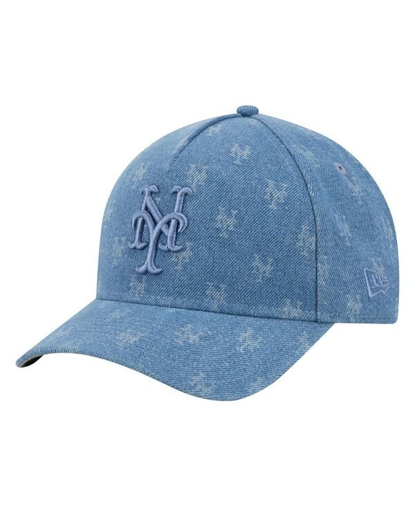 ニューエラ メンズ アクセサリー 帽子 デニム New Era Mens Denim New York Mets AFrame 9FORTY Adjustable Hat Denim デニム