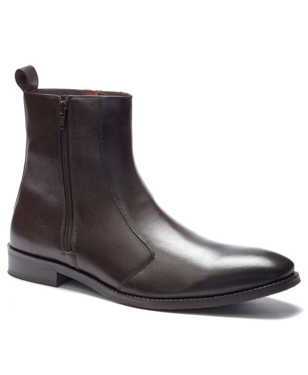 アンソニー ヴィア メンズ シューズ ブーツ・レインブーツ Anthony Veer A Veer Mens Lexington Side Zip Boots Brown ブラウン