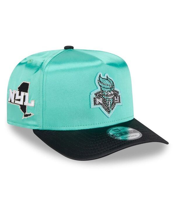ニューエラ メンズ アクセサリー 帽子 サテン New Era Mens and Womens TurquoiseBlack New York Liberty 2026 WNBA Draft Sati