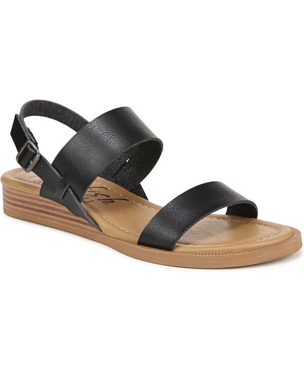 ブローフィッシュマリブ レディース シューズ サンダル Blowfish Malibu Womens Arcadia Lowedge Slingback Sandals Black Faux Leat