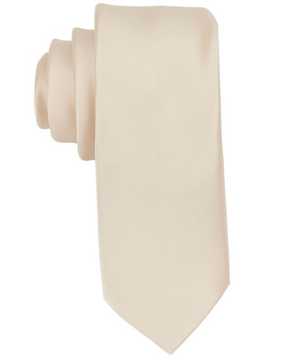 コンストラクト メンズ アクセサリー ネクタイ サテン ConStruct Mensatin Solid Extra Long Tie Vanilla