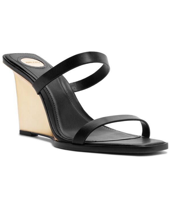 アレッツォ レディース シューズ サンダル Arezzo Womens Alex Wedge Sandal Black ブラック