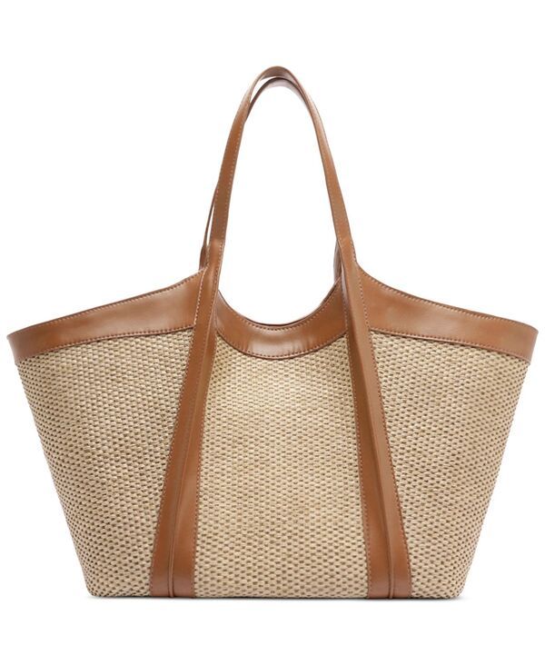 アレッツォ レディース バッグ Arezzo Liana Large Snap Button Shopping Handbag Soul NaturalNatural