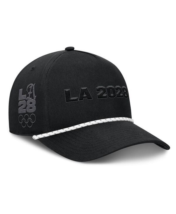 ファナティクス メンズ アクセサリー 帽子 Fanatics Mens Black LA28 Summer Olympics Undertone Rope AFrame Adjustable Hat