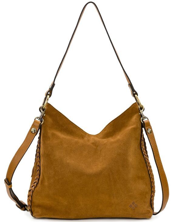 パトリシアナシュ レディース バッグ スエード Patricia Nash Kalispellarge Suede Hobo Handbag Lightan タン