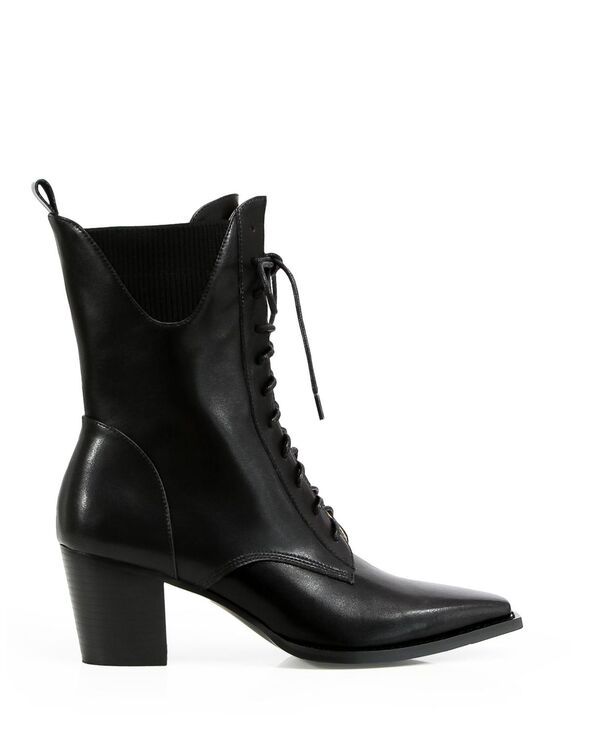 ベルアンドブルーム レディース シューズ ブーツ・レインブーツ レース Belle Bloom Jumping Ship Laced Boot Black ブラック