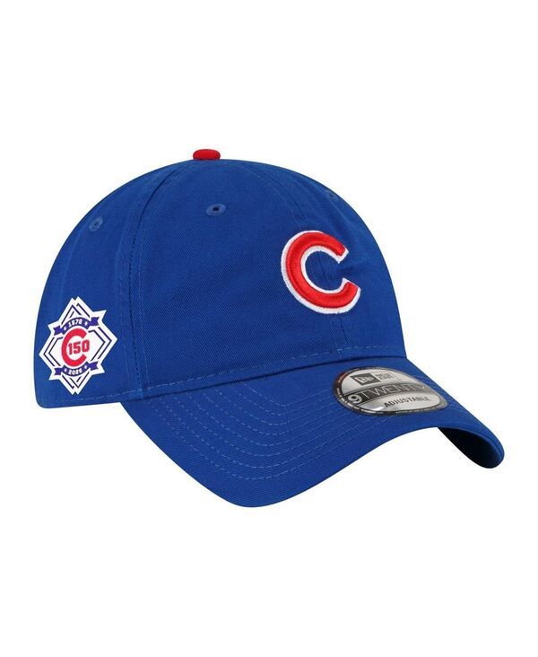 ニューエラ メンズ アクセサリー 帽子 New Era Mens Royal Chicago Cubs 150th Anniversary Casual Classic Adjustable Hat