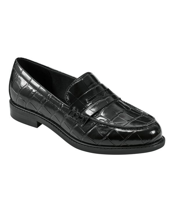 マークフィッシャー レディース シューズ スリッポン・ローファー Marc Fisher Womens Ilithia Slipon Dress Penny Loafers Black Croco ブ