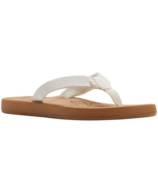 ロキシー レディース シューズ サンダル Roxy Womens Deeliah Iii Flat Sandals Cream クリーム