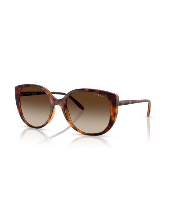 ヴォーグアイウェア レディース アクセサリー サングラス・アイウェア Vogueyewear Womens Butterfly Sunglasses VO5623S Dark Havana