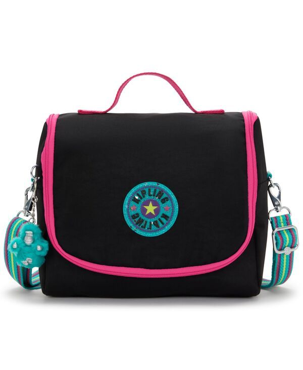 キプリング レディース バッグ Kipling New Kichirou Insulated Lunch Crossbody Handbag Black Fun ブラック