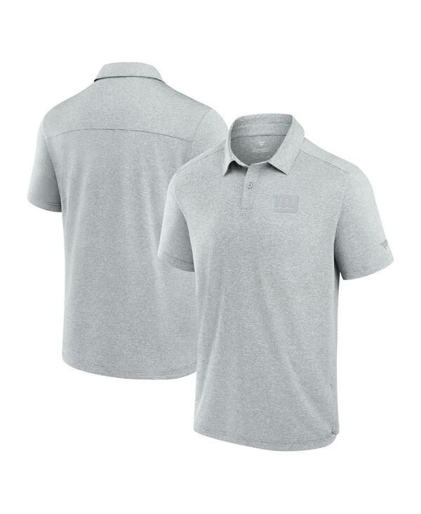 ファナティクス シグネチャー メンズ トップス ポロシャツ Fanaticsignature Mens New York Giants Front Office Tech Polo Shirt Gra