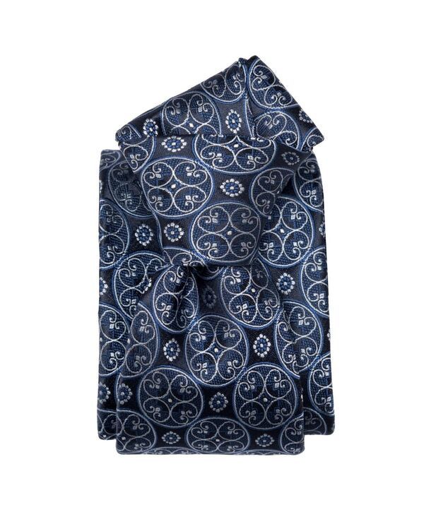 エリザベッタ メンズ アクセサリー ネクタイ シルク Elizabetta Mens Palladio Silk Jacquard Tie for Men Blue ブルー