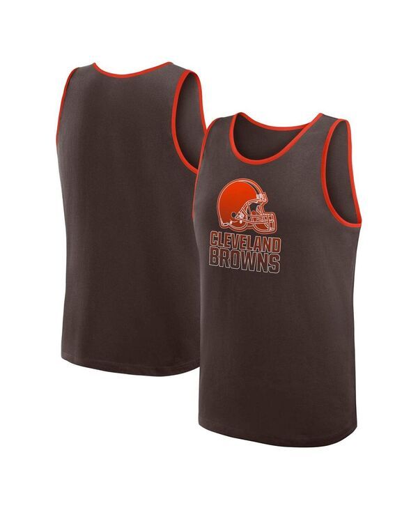 ロゴアスレチック メンズ トップス タンクトップ Logo Athletic Mens Brown Cleveland Browns Unmatched Success Tank Top Brown