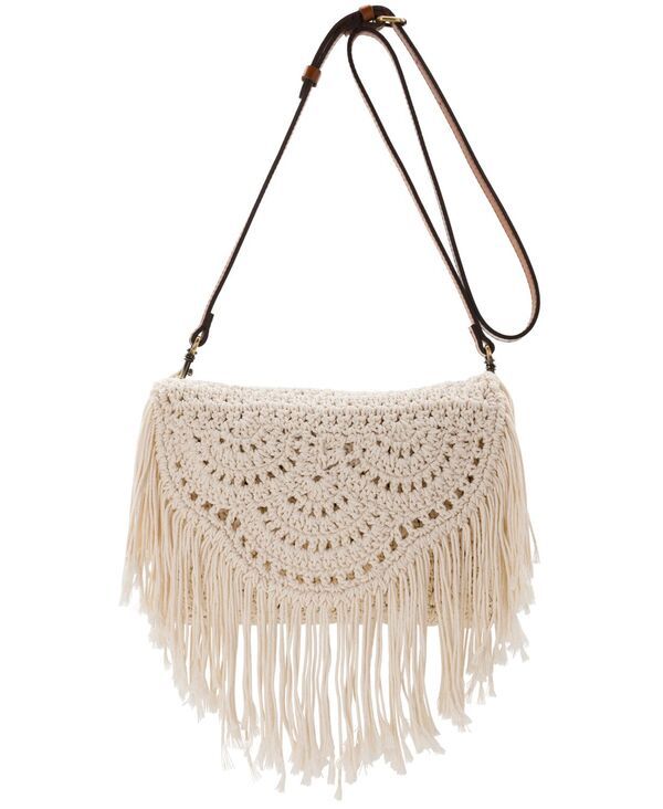パトリシアナシュ レディース バッグ Patricia Nash Cannara Small Crocheted Crossbody Handbag Natural
