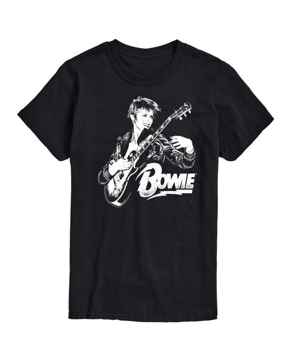 エアウェーブス メンズ トップス Tシャツ AIRWAVES Mens David Bowie Short Sleeve TShirt Black ブラック