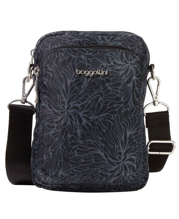バッガリーニ レディース バッグ ミニ Baggallini Explorer Mini Crossbody Handbag Midnight Blossom Print