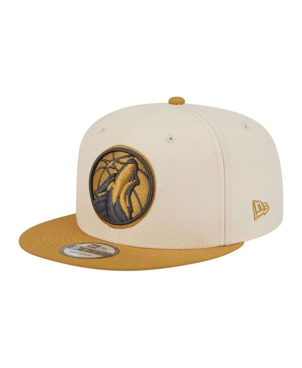 ニューエラ メンズ アクセサリー 帽子 New Era Mens CreamTan Minnesota Timberwolves TwoTone Color Pack 9FIFTY Snapback