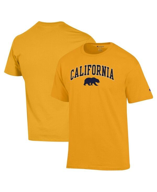 チャンピオン メンズ トップス Tシャツ ロゴ Champion Mens Gold Cal Bears Arch Over Logo TShirt Gold ゴールド