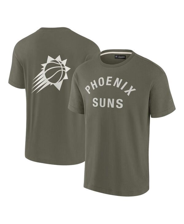 ファナティクス メンズ トップス Tシャツ Fanatics Mens and Womens Olive Phoenix Suns Elementsuper Soft Short Sleeve TSh