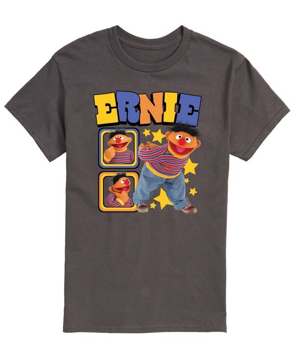 エアウェーブス メンズ トップス Tシャツ 半袖 グラフィック AIRWAVES Mensesame Street Ernie PhotoshortSleeve Graphic TShirt Char